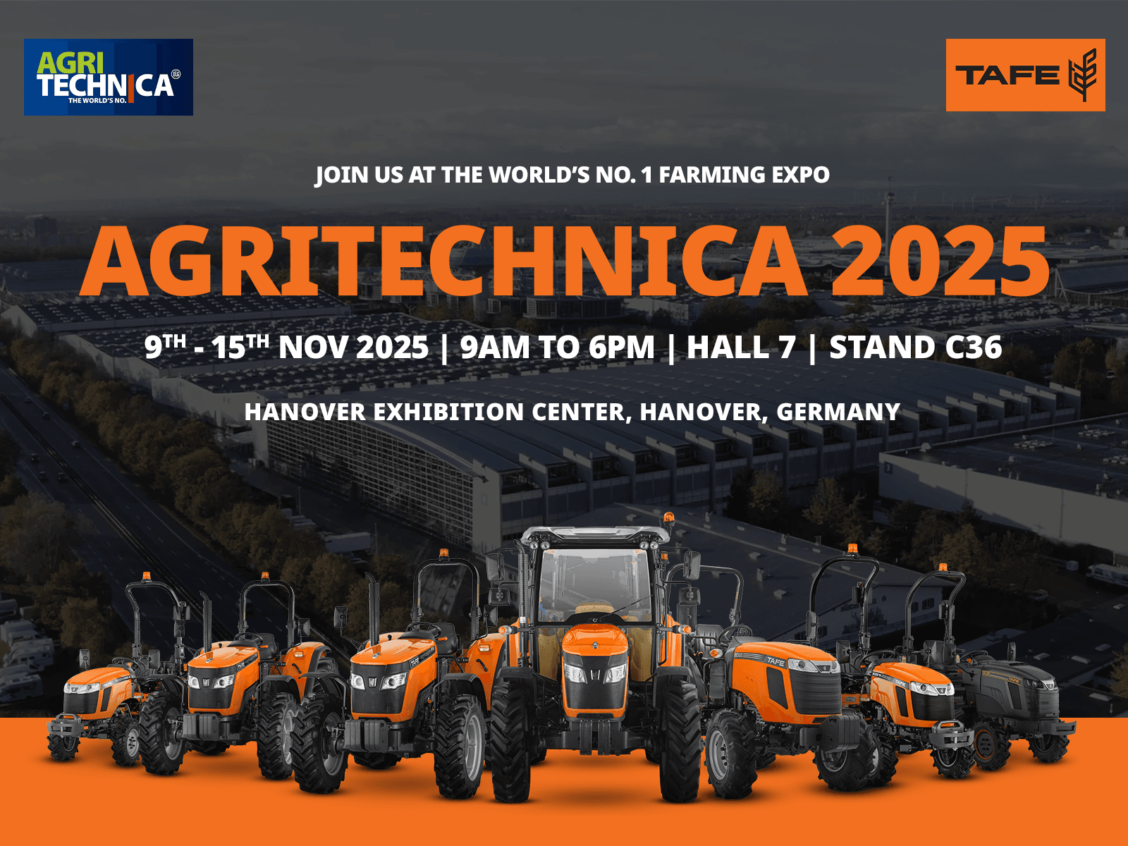 TAFE Tractors Brings 65 Years of Manufacturing Excellence and Its New European Tractor Range to Agritechnica 2025