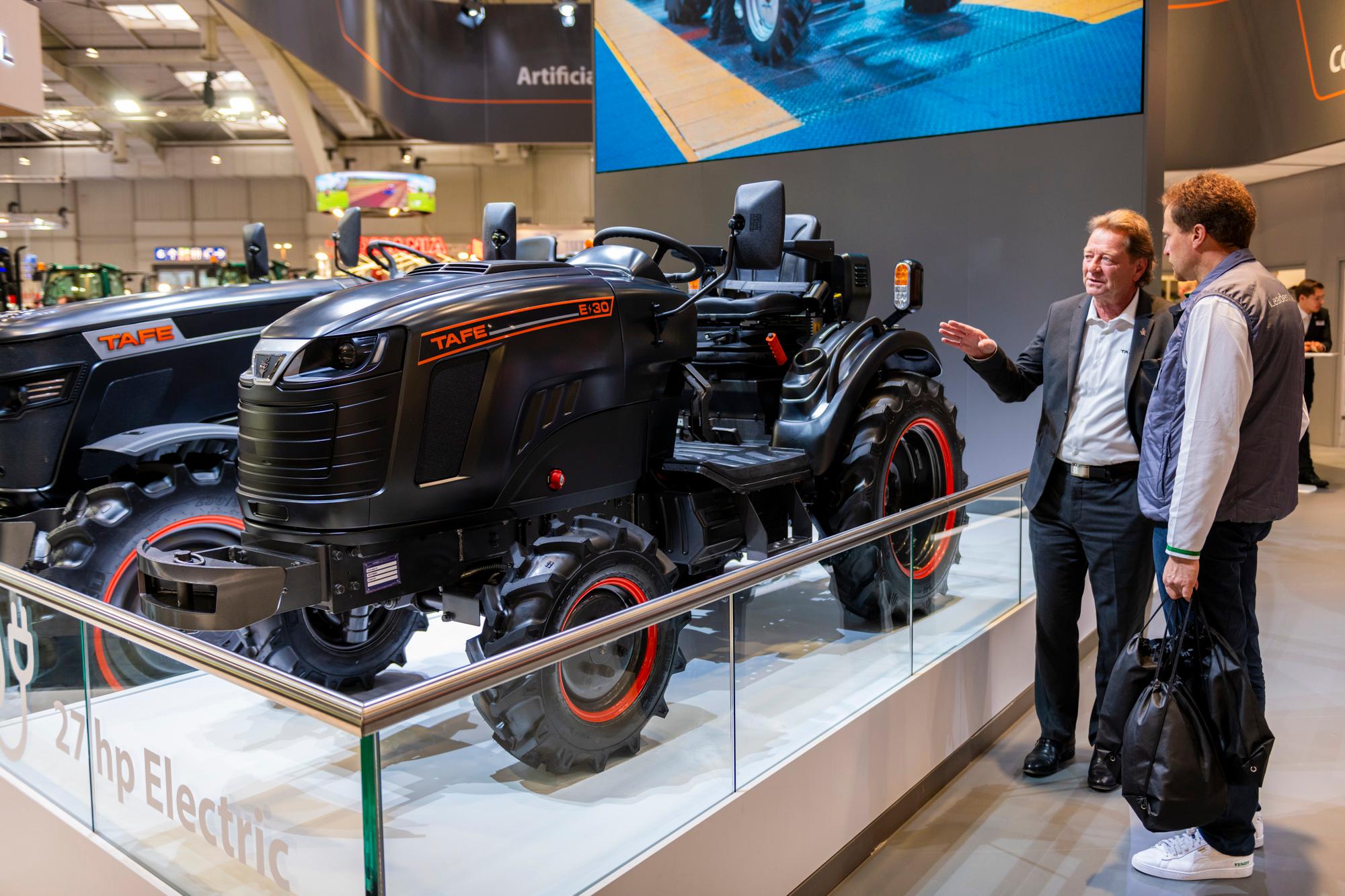 TAFE Tractors, rich dish at Agritechnica 2023.