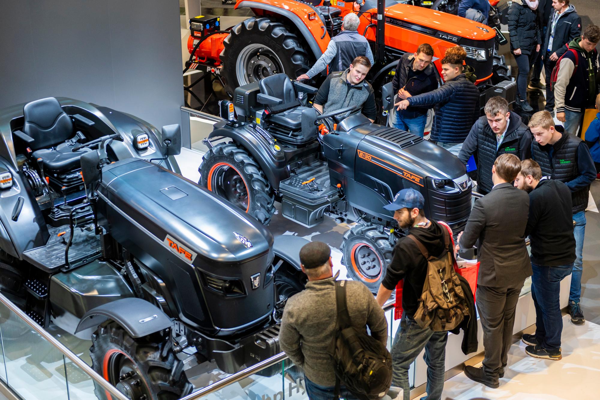 New tech for the farms: TAFE unveils Electric tractor, showcases H2ICE Concept
