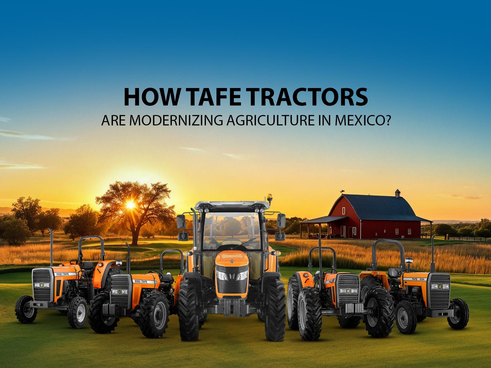 How TAFE Tractors are Modernizing Agriculture in Mexico?